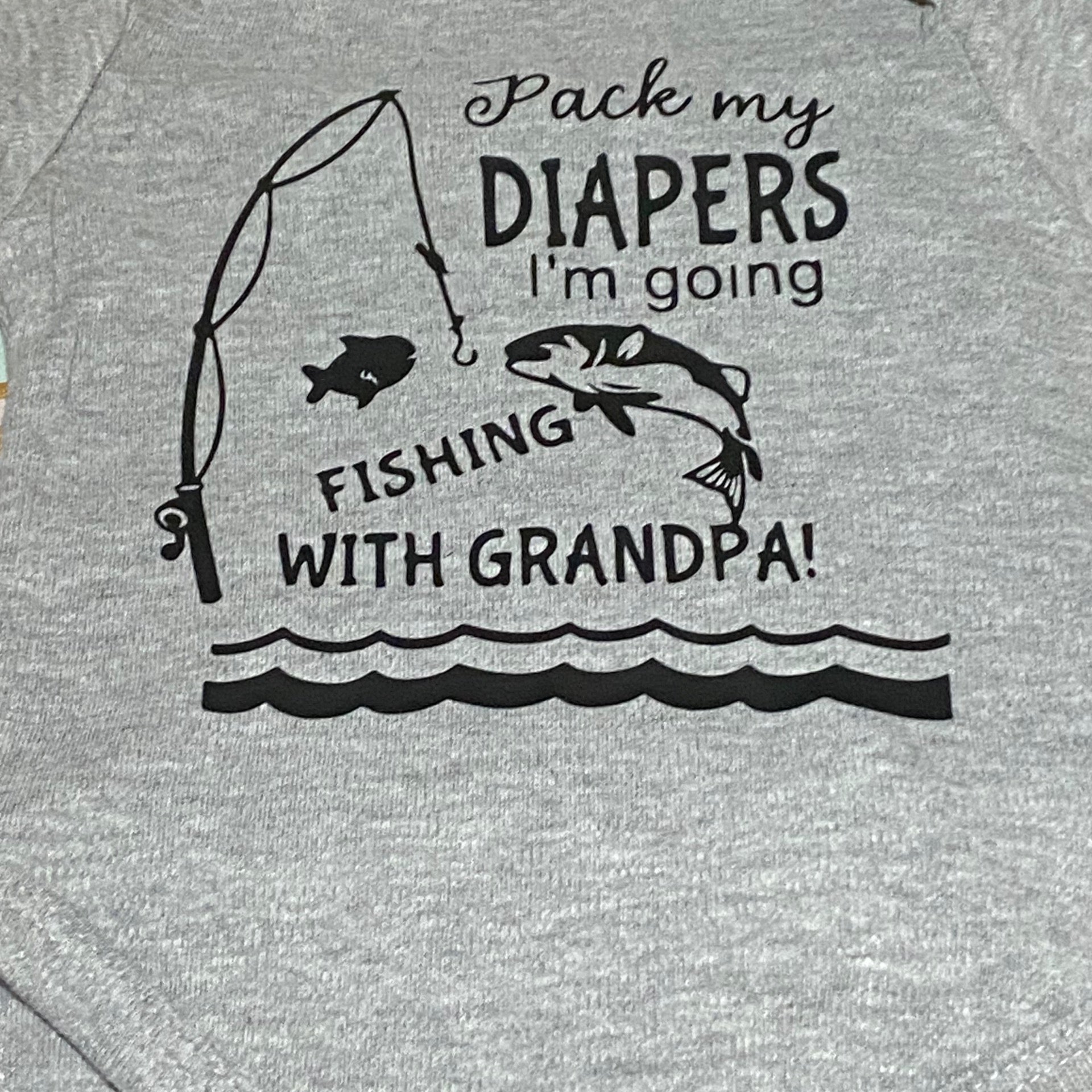 Onesie: Fishing with grandpa  Rontherr143 is here for your Custom